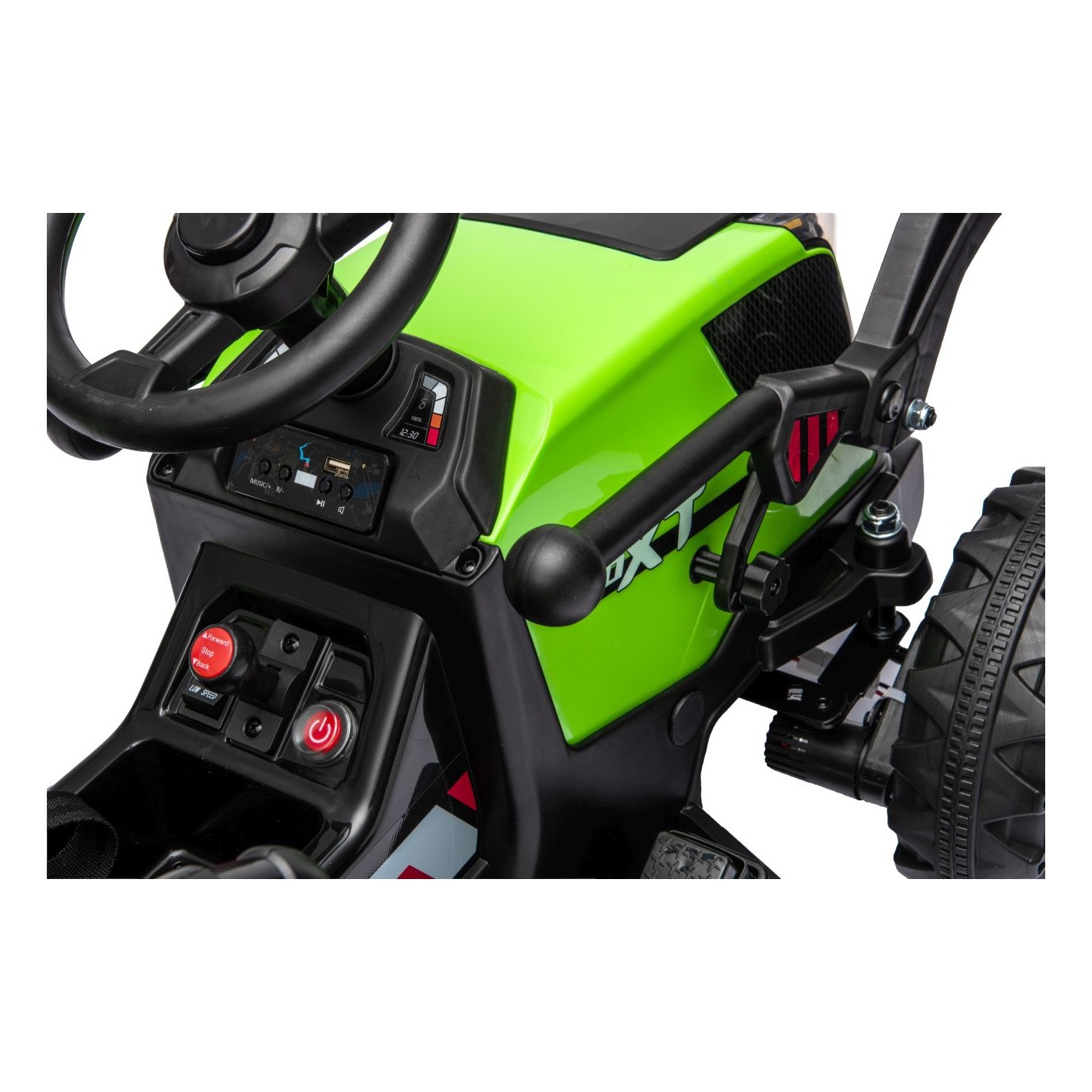 Traktor XT60 s přívěsem Zelený