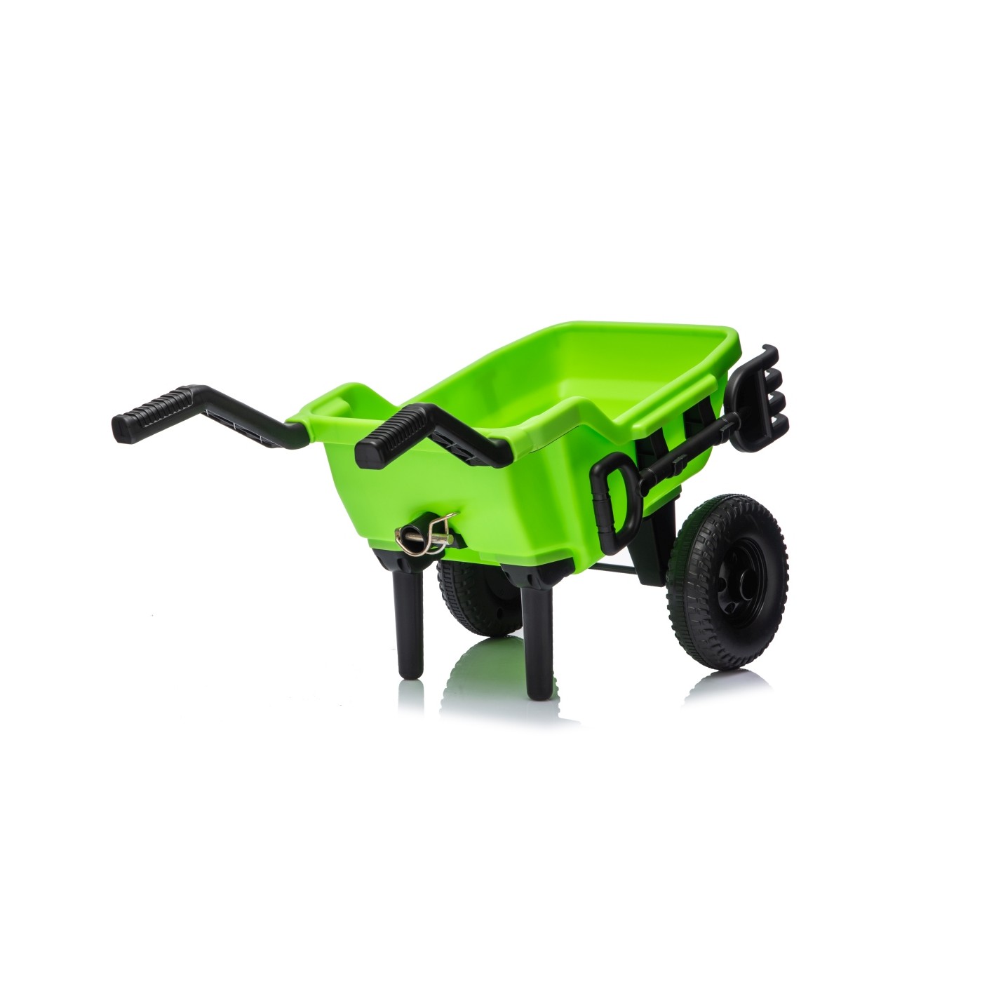 Traktor XT60 s přívěsem Zelený