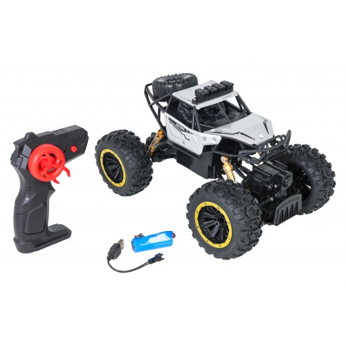 R/C pásový model 1:18 CLIMB POWER, stříbrný
