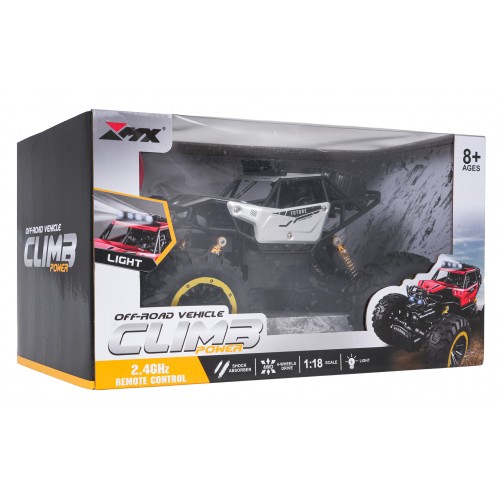 R/C pásový model 1:18 CLIMB POWER, stříbrný