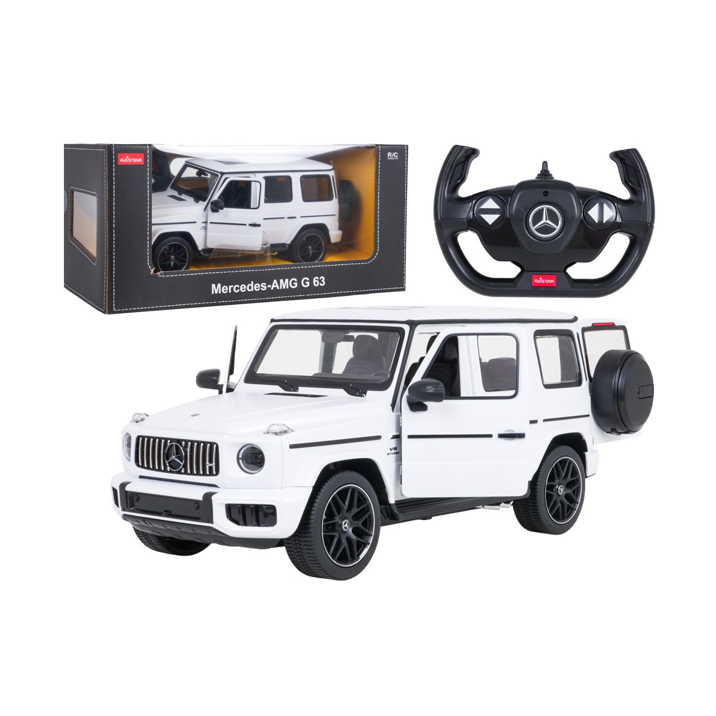 R/C 1:14 Mercedes AMG G63 bílý RASTAR