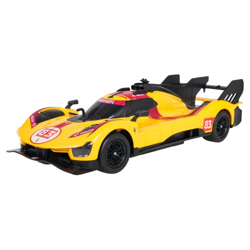 Rádiové auto 1:24 Ferrari 499P-N83 Žluté RASTAR