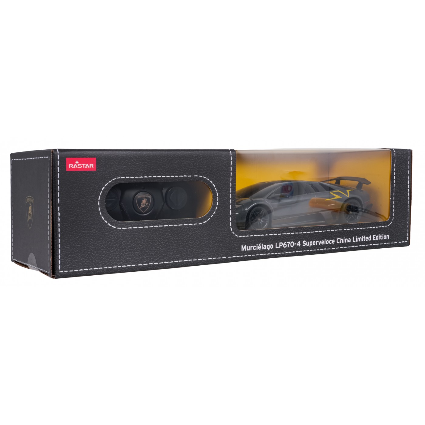 Rádiové auto 1:24 Murcielago LP670-4 Superveloce šedé RASTAR