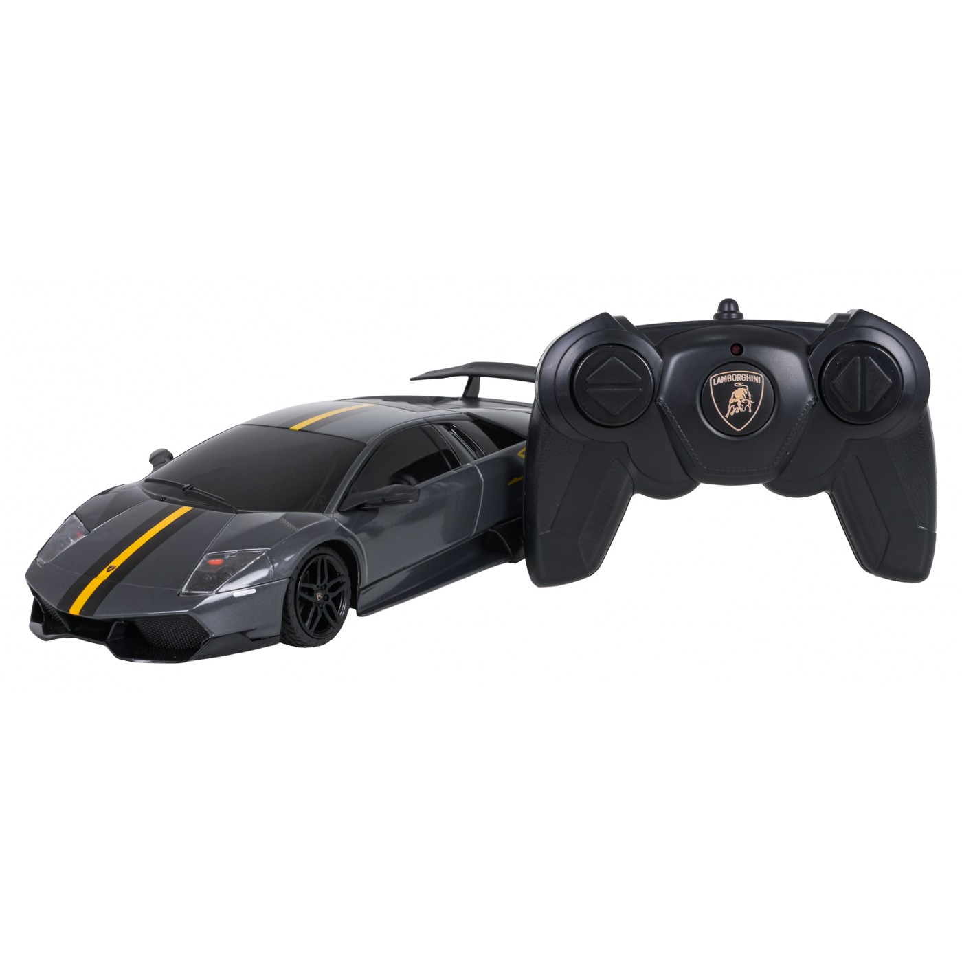 Rádiové auto 1:24 Murcielago LP670-4 Superveloce šedé RASTAR