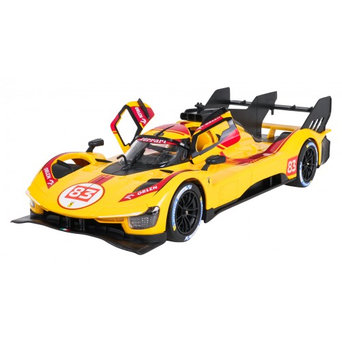 Rádiové auto 1:14 Ferrari 499P žluté RASTAR