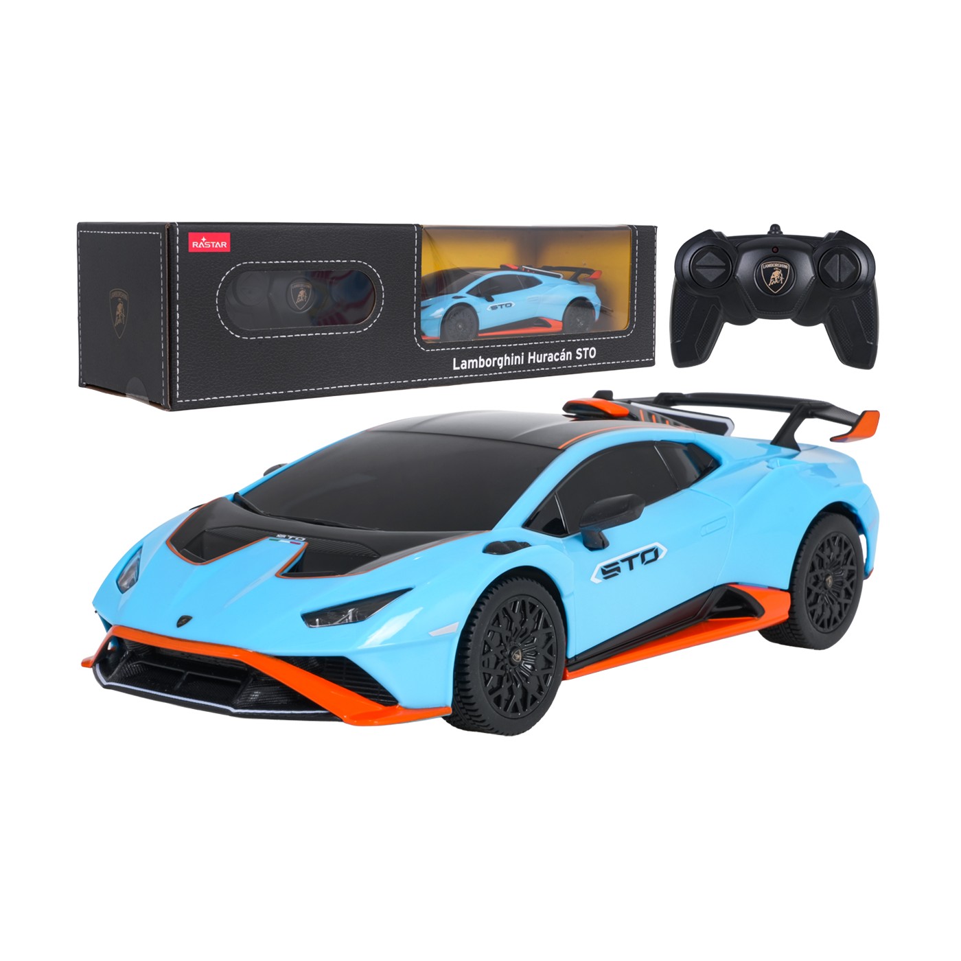 R/C auto 1:24 Lamborghini Huracan STO Blue RASTAR