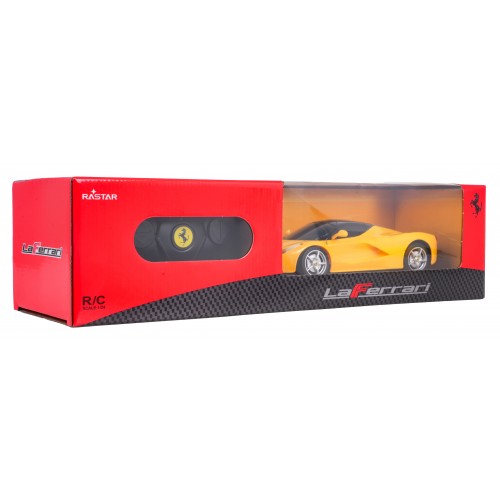 Rádiové auto 1:24 Ferrari LaFerrari žluté RASTAR