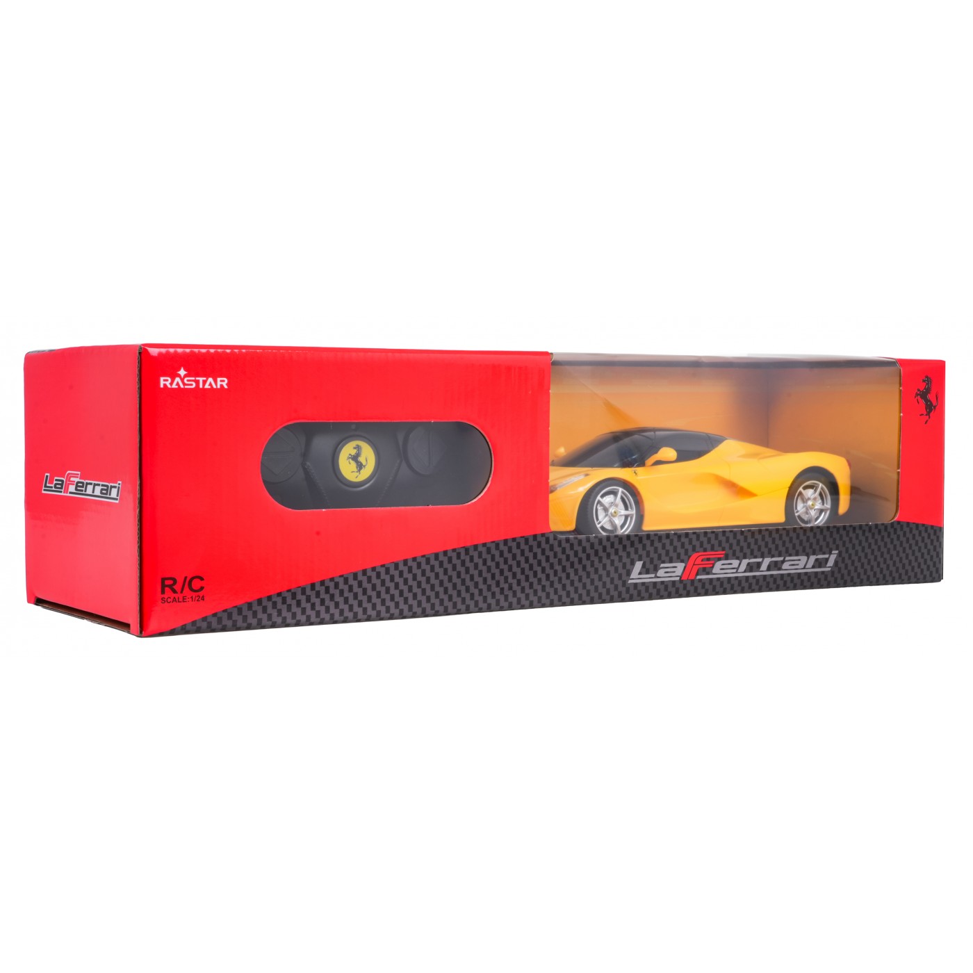 Rádiové auto 1:24 Ferrari LaFerrari žluté RASTAR