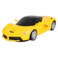 Rádiové auto 1:24 Ferrari LaFerrari žluté RASTAR