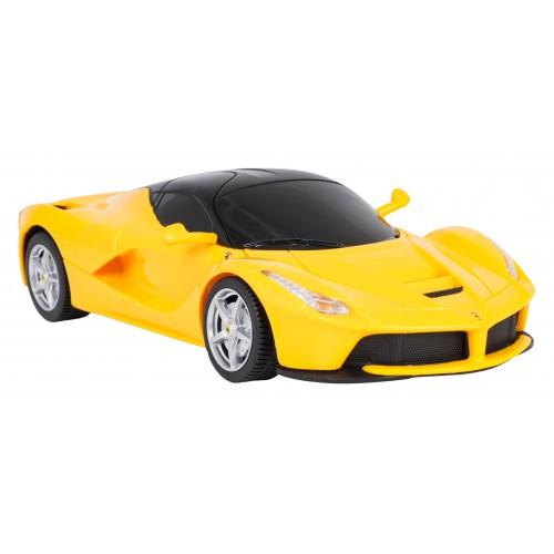 Rádiové auto 1:24 Ferrari LaFerrari žluté RASTAR