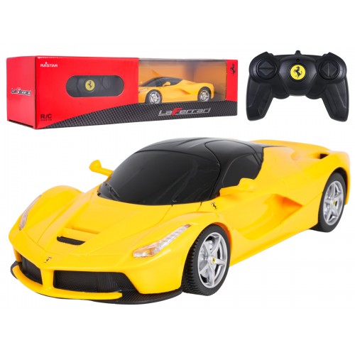 Rádiové auto 1:24 Ferrari LaFerrari žluté RASTAR