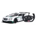 Rádiové auto 1:14 Bentley Continental GT3 bílé barvy RASTAR