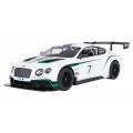 Rádiové auto 1:14 Bentley Continental GT3 bílé barvy RASTAR