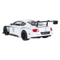 Rádiové auto 1:14 Bentley Continental GT3 bílé barvy RASTAR