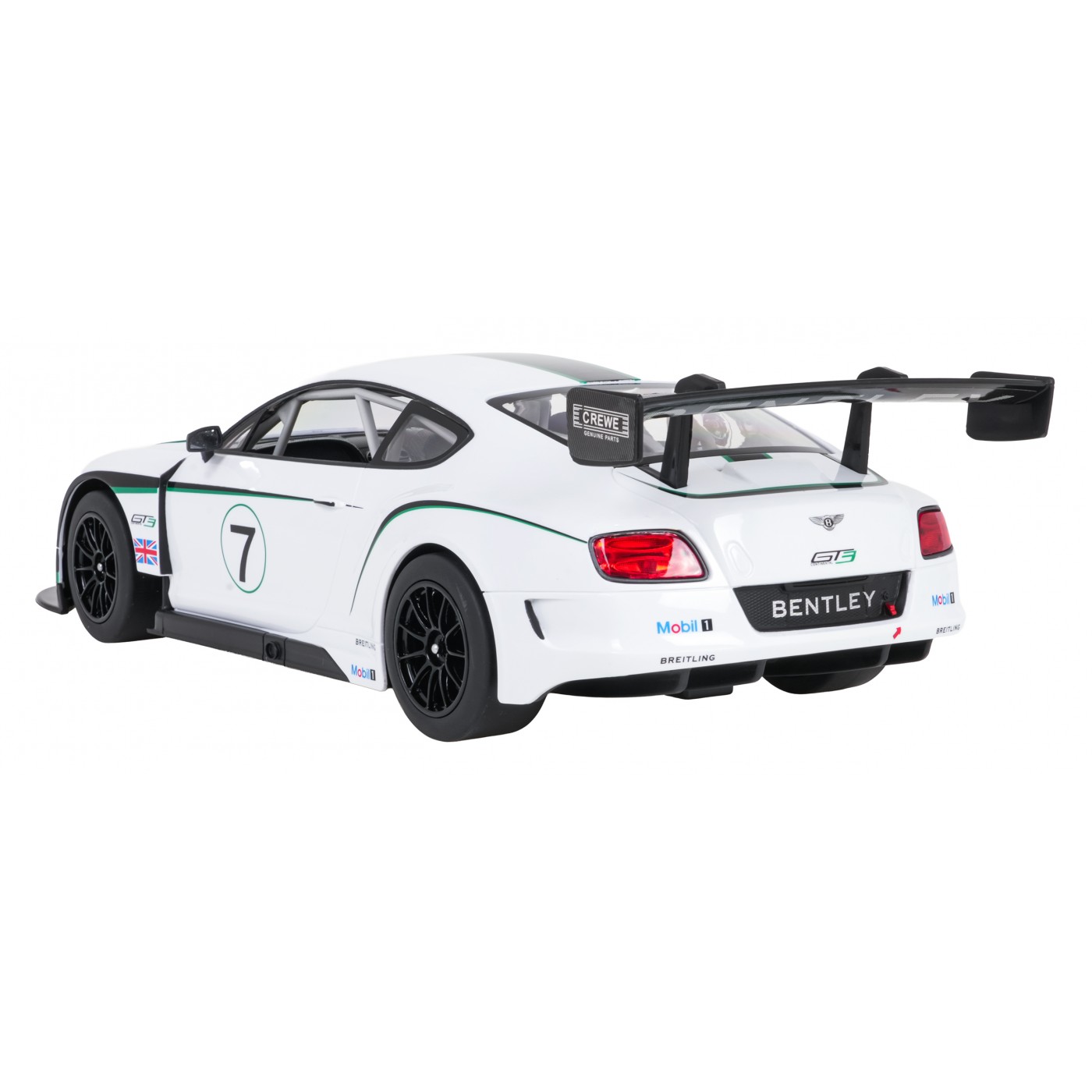 Rádiové auto 1:14 Bentley Continental GT3 bílé barvy RASTAR