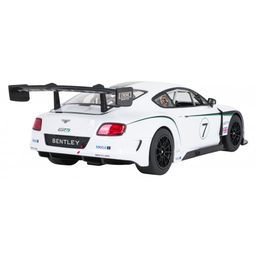 Rádiové auto 1:14 Bentley Continental GT3 bílé barvy RASTAR