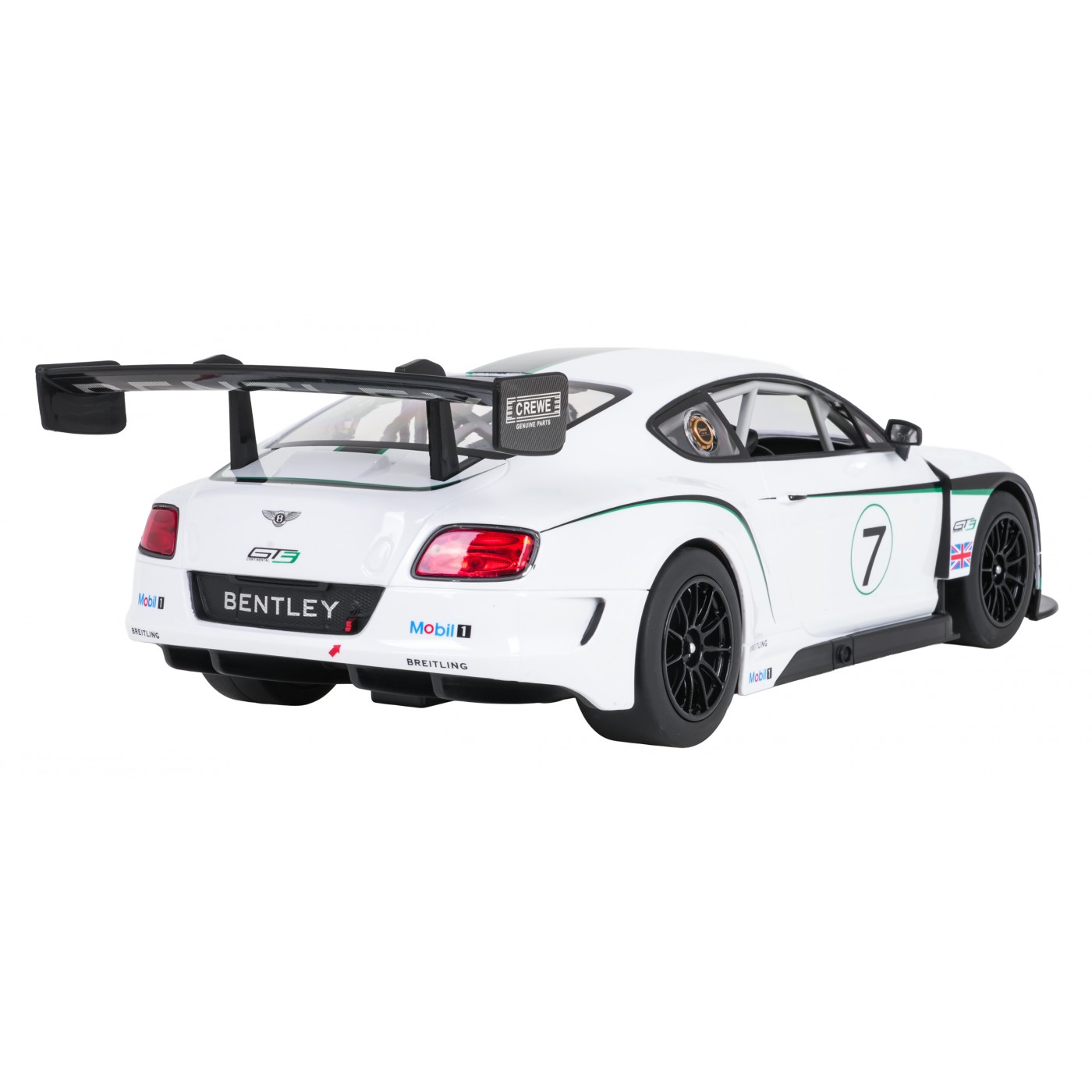 Rádiové auto 1:14 Bentley Continental GT3 bílé barvy RASTAR