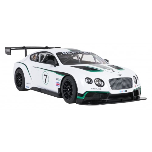 Rádiové auto 1:14 Bentley Continental GT3 bílé barvy RASTAR