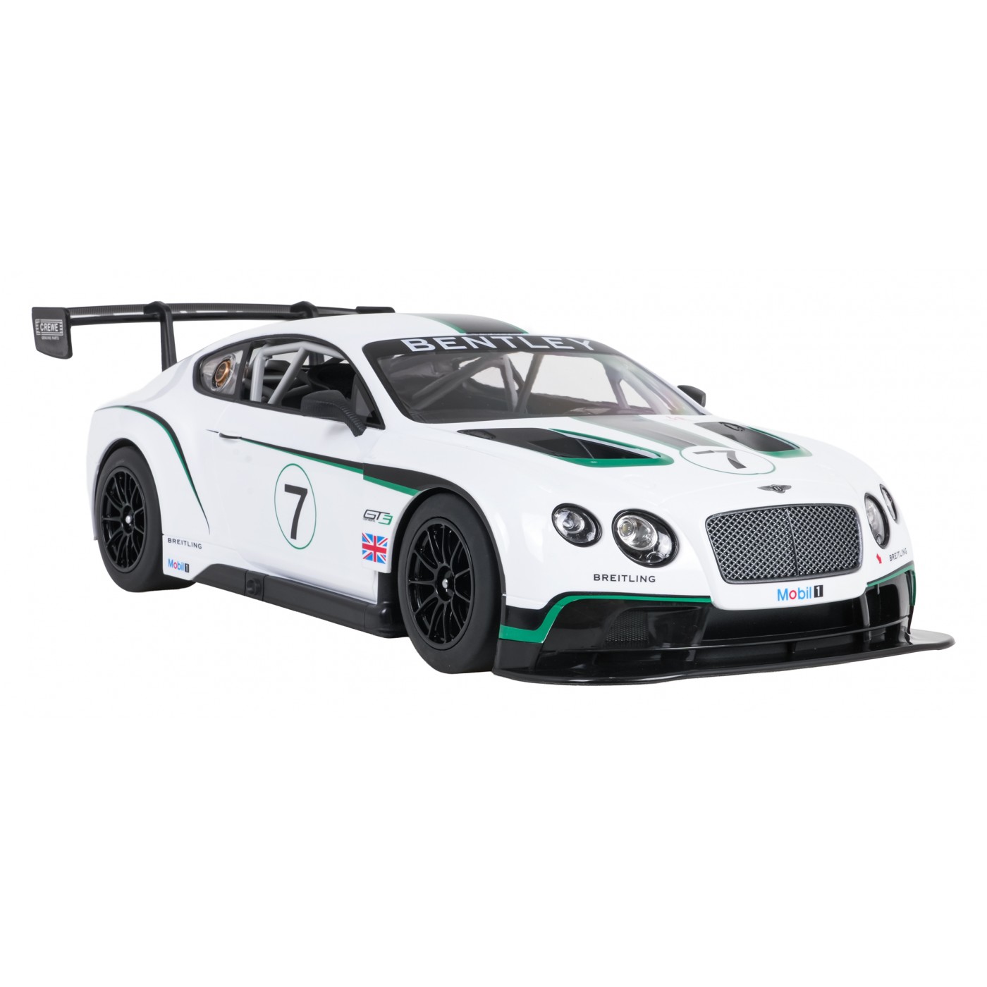 Rádiové auto 1:14 Bentley Continental GT3 bílé barvy RASTAR
