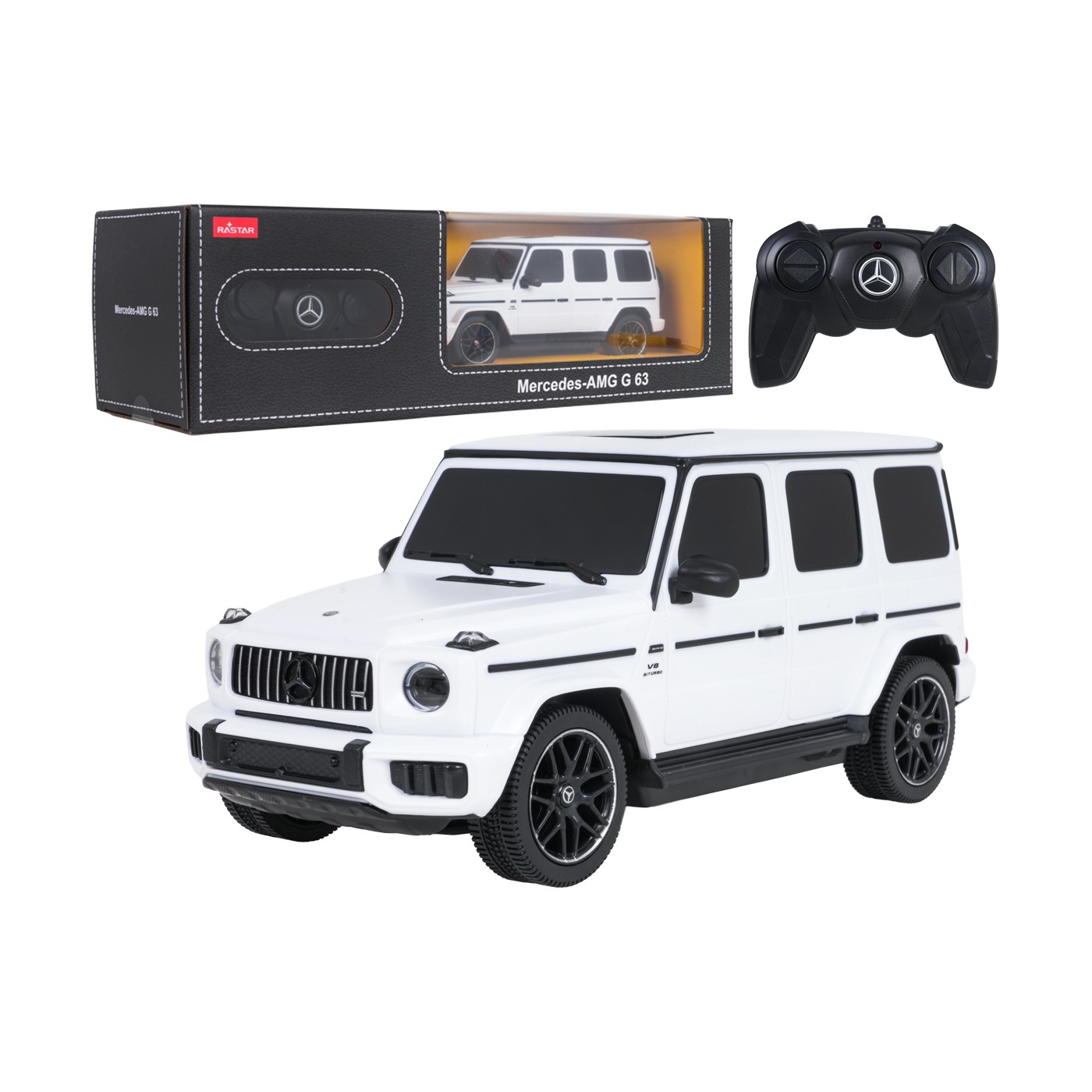 R/C 1:24 Mercedes AMG G63 bílý RASTAR