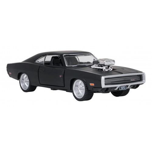 Kovové auto 1:36 1970 Dodge Charger R/T Černé RASTAR