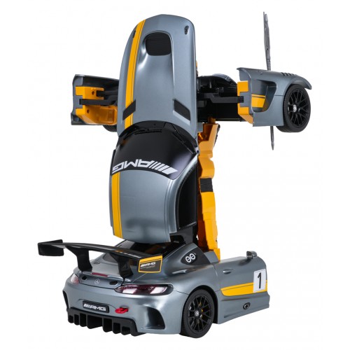 Auto/Robot 2v1 R/C 1:14 Mercedes-AMG GT3 šedý RASTAR