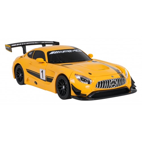 Auto/Robot 2v1 R/C 1:14 Mercedes-AMG GT3 Žlutý RASTAR