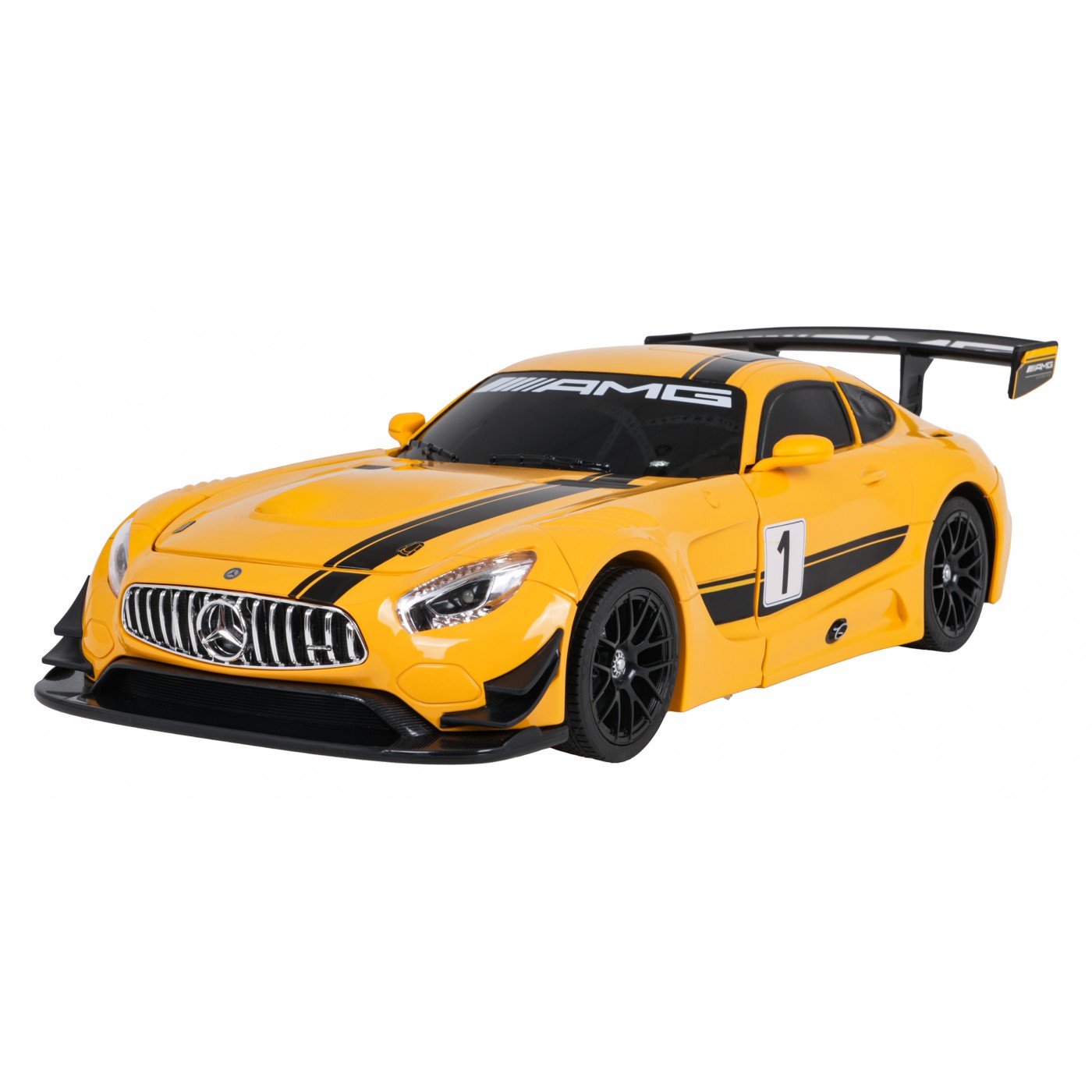 Auto/Robot 2v1 R/C 1:14 Mercedes-AMG GT3 Žlutý RASTAR