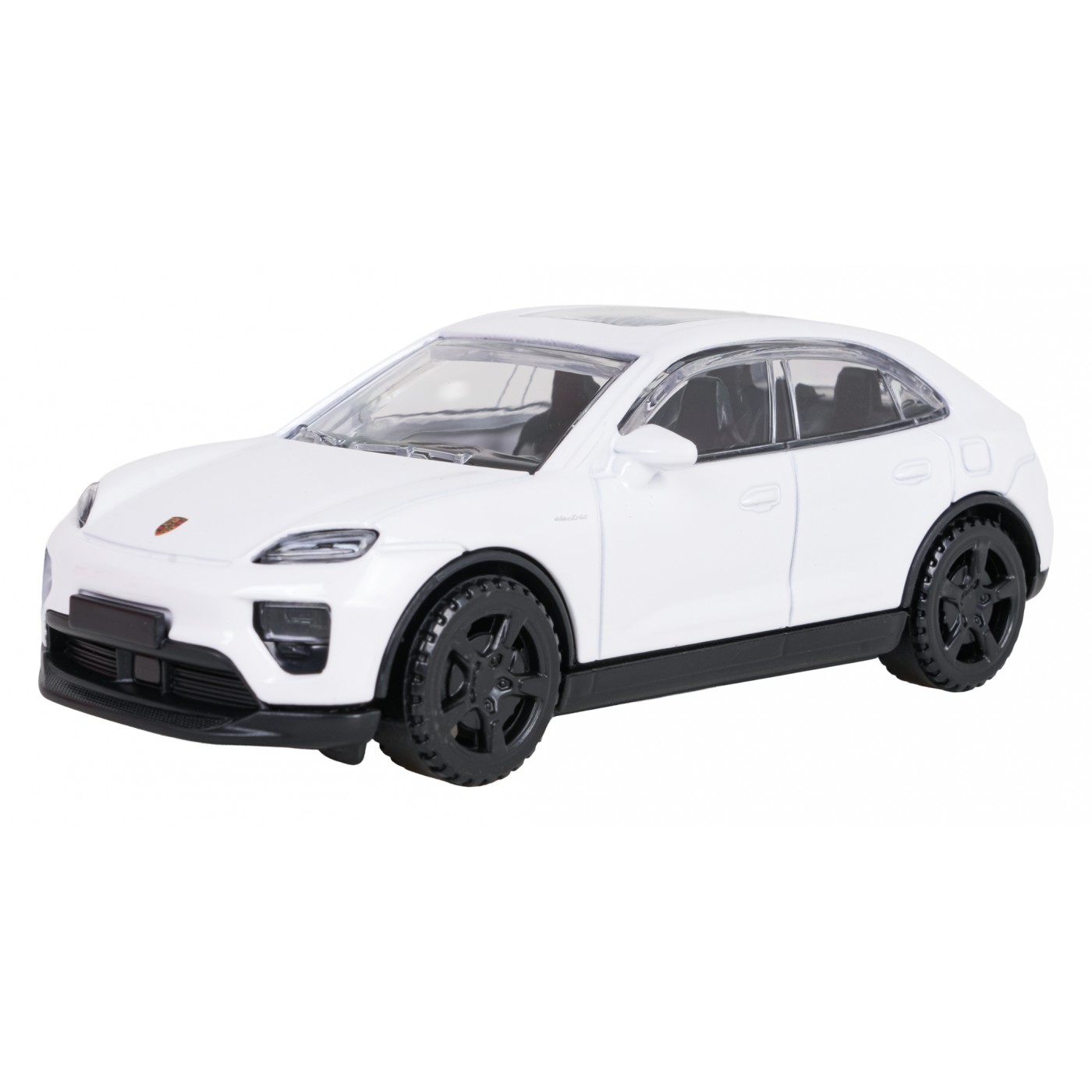 Kovové auto 1:43 Porsche Macan bílé barvy RASTAR