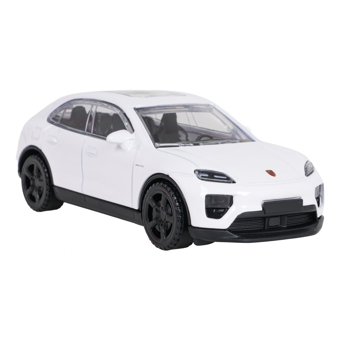 Kovové auto 1:43 Porsche Macan bílé barvy RASTAR