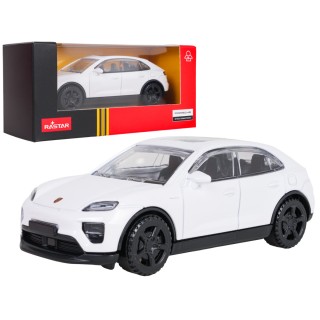 Kovové auto 1:43 Porsche Macan bílé barvy RASTAR