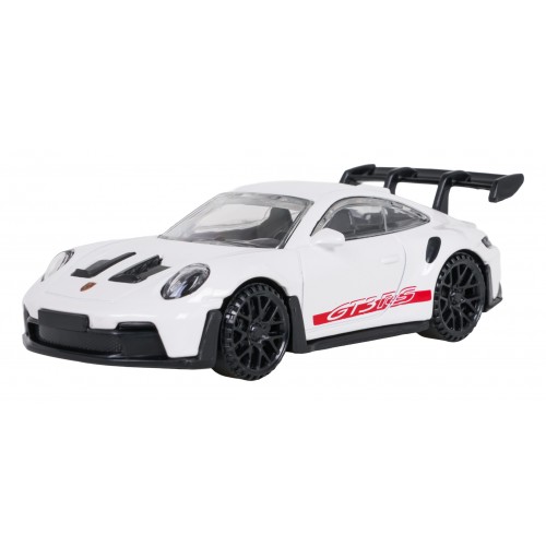 Kovové auto 1:43 Porsche 911 GT3 RS bílé barvy RASTAR