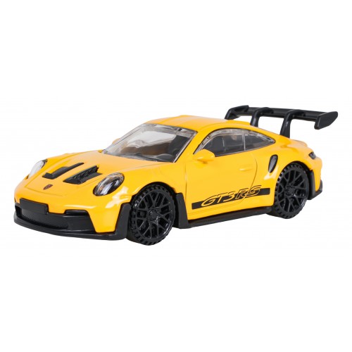 Kovové auto 1:43 Porsche 911 GT3 RS žluté RASTAR