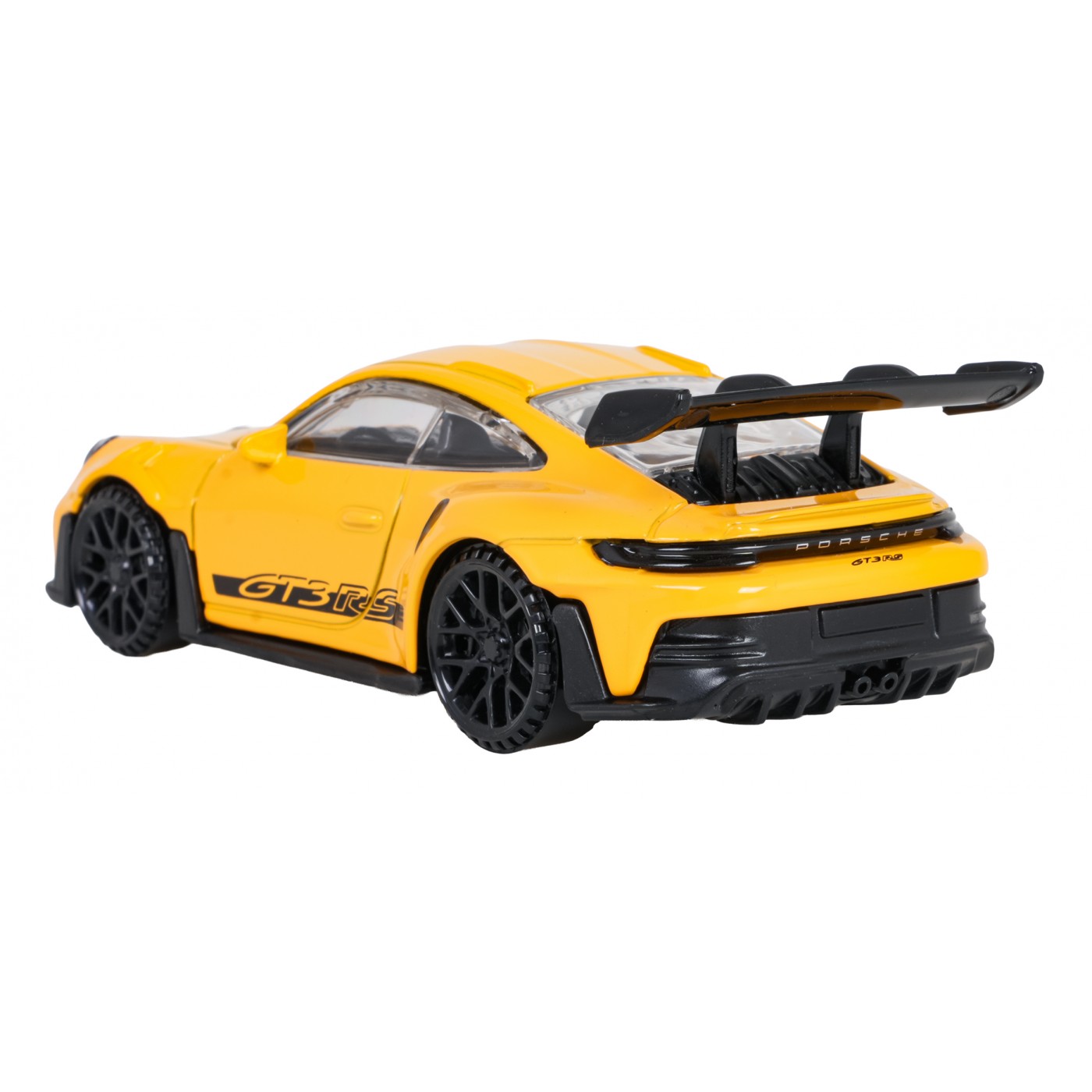 Kovové auto 1:43 Porsche 911 GT3 RS žluté RASTAR