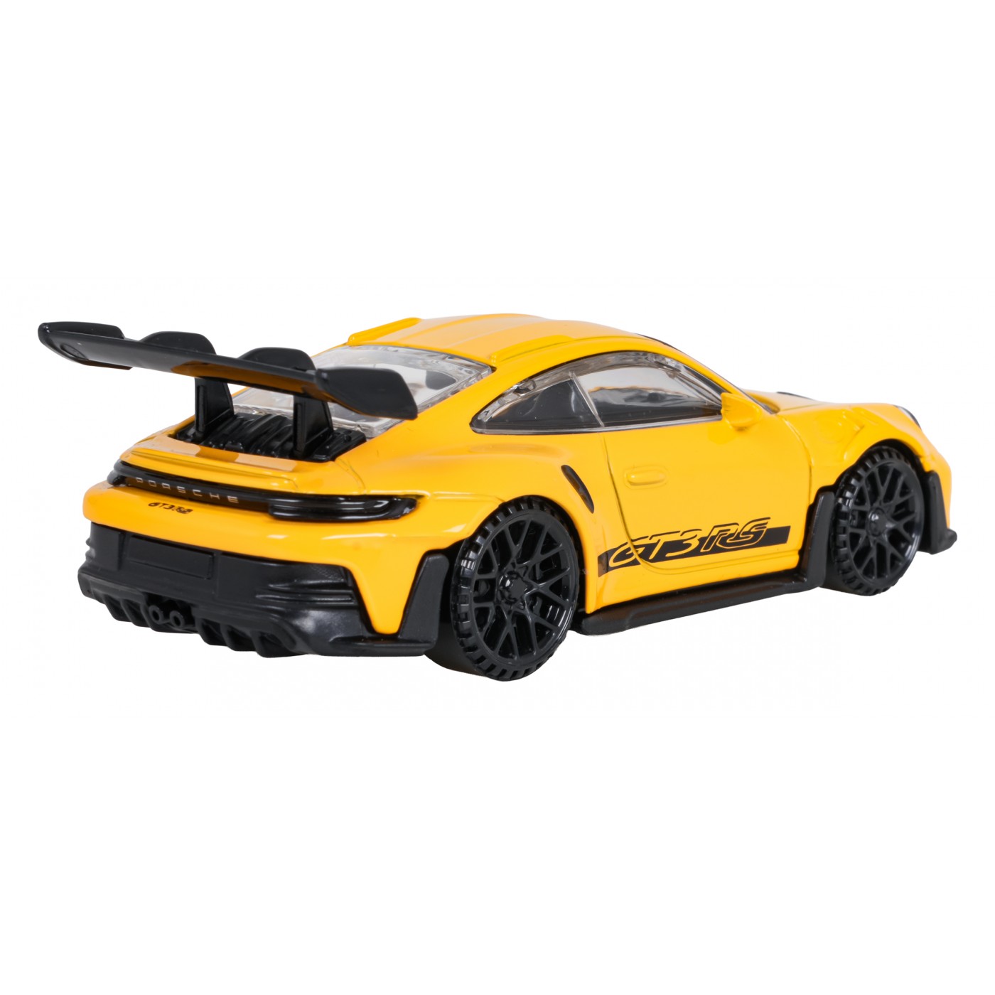 Kovové auto 1:43 Porsche 911 GT3 RS žluté RASTAR