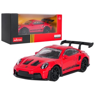 Kovové auto 1:43 Porsche 911 GT3 RS červené RASTAR