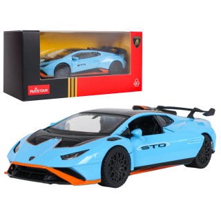Metal Car 1:43 Lamborghini Huracan STO Blue RASTAR