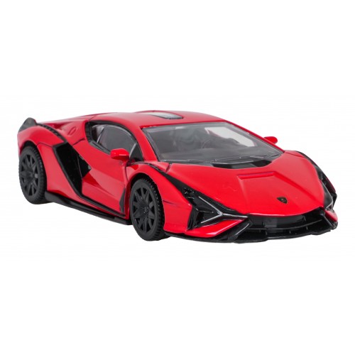 Kovové auto 1:43 Lamborghini Sian Red RASTAR