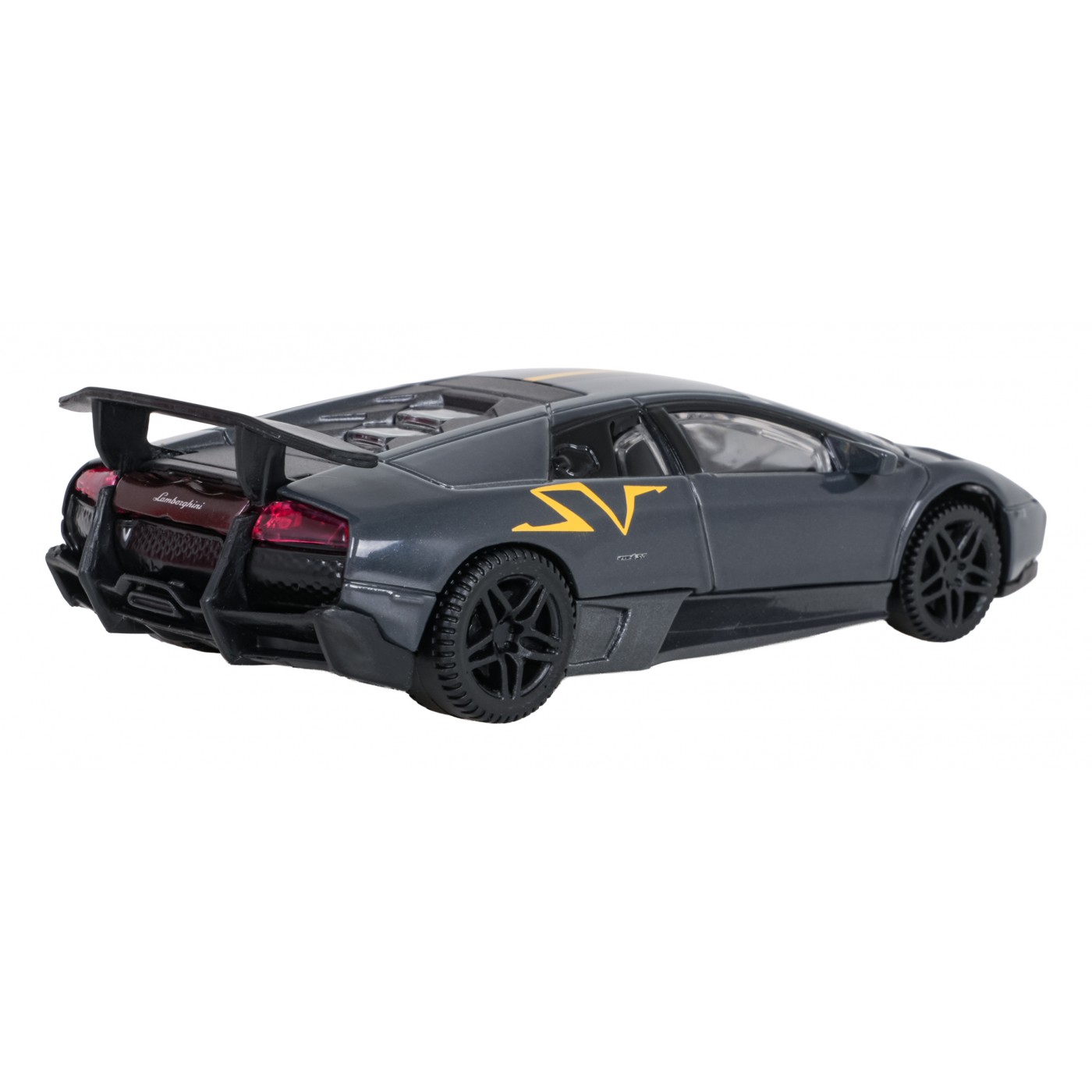 Kovové auto 1:43 Murcielago LP 670-4 SV Superveloce šedé RASTAR