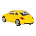 Kovové auto 1:43 Volkswagen Beetle žlutý RASTAR