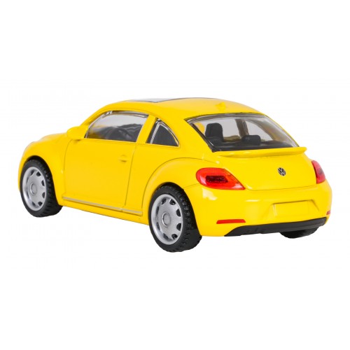 Kovové auto 1:43 Volkswagen Beetle žlutý RASTAR