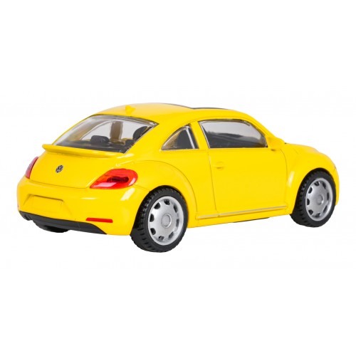 Kovové auto 1:43 Volkswagen Beetle žlutý RASTAR