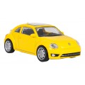 Kovové auto 1:43 Volkswagen Beetle žlutý RASTAR