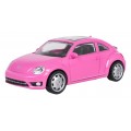 Kovové auto 1:43 Volkswagen Beetle růžová RASTAR