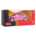 Kovové auto 1:43 Volkswagen Beetle růžová RASTAR