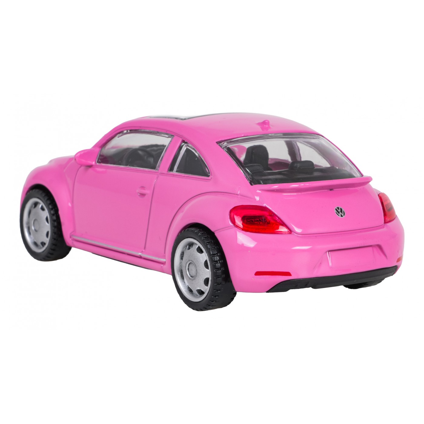 Kovové auto 1:43 Volkswagen Beetle růžová RASTAR