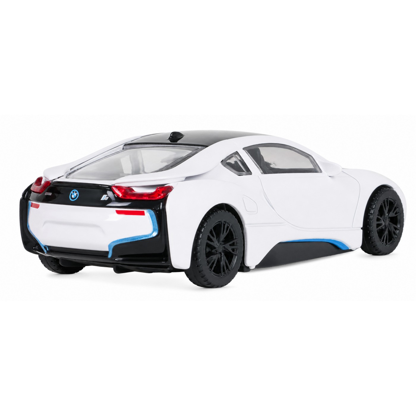 Kovové auto 1:43 BMW i8 bílé barvy RASTAR
