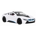 Kovové auto 1:43 BMW i8 bílé barvy RASTAR