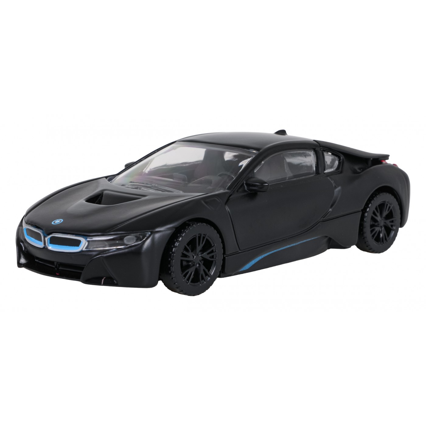 Kovové auto 1:43 BMW i8 černé RASTAR