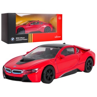Metal Car 1:43 BMW i8 Red RASTAR